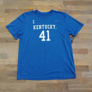 Nike UK Kentucky Wildcats NCAA Graphic Nike Tee #41 Hackett XL